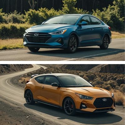 Hyundai Elantra 2024 vs Hyundai Veloster 2024