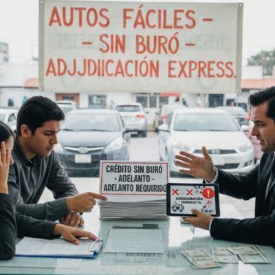 Evita fraudes al buscar credito automotriz sin buro en México. Conoce señales de alerta, cómo verificar empresas reales y qué revisar antes de pagar.