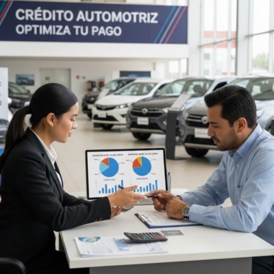 Cómo elegir enganche y plazo en un crédito automotriz en México: reduce intereses, calcula tu mensualidad ideal y evita sobreendeudarte en 2026
