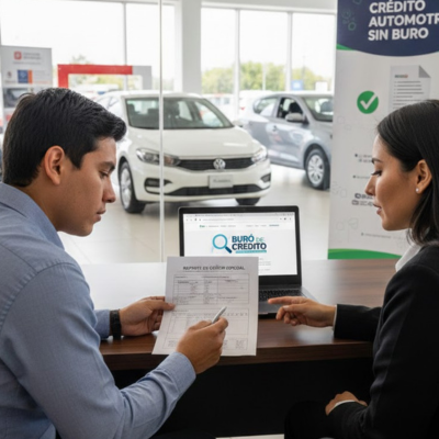 Revisa tu Reporte de Crédito, detecta errores y mejora tus posibilidades de obtener un credito automotriz sin buro en México con esta guía práctica.