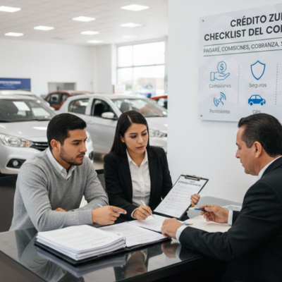 Checklist completo para revisar contrato de credito zun en México