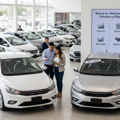 Nuevo o seminuevo, agencia o particular: descubre cómo cambia el financiamiento, la garantía y el riesgo al comprar un auto con financiamiento en México.
