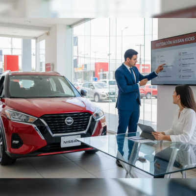 Guía completa para cotizar Nissan Kicks en México: usa el cotizador oficial, elige versión, compara financiamiento y solicita desglose total sin letra chiquita.
