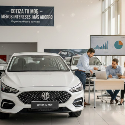 Cotizar MG5 en México: cómo ajustar enganche y plazo para pagar menos intereses.