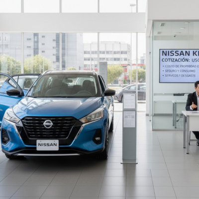 Nissan Kicks cotizacion enfocada en costos de propiedad en ciudad
