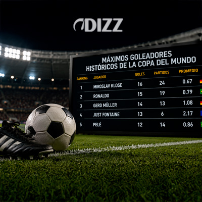goleadores historicos de la Copa del Mundo